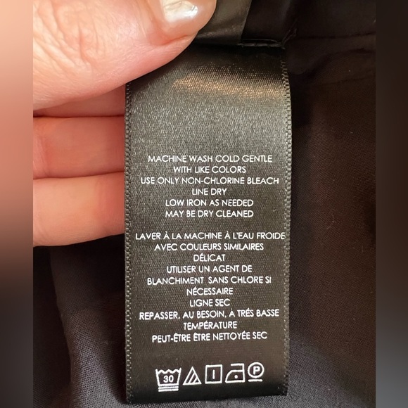 Maeve by Anthropologie Jacquard mini dress, black size 6, EUC, has pockets - Picture 8 of 9